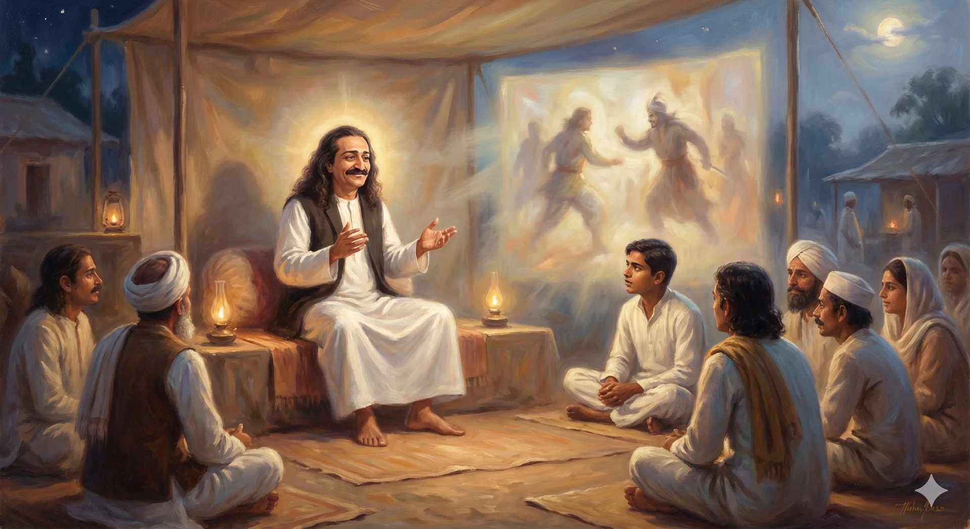 Lord Meher p.671 — The Silence Begins