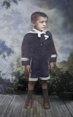 Merwan Irani, age 5.